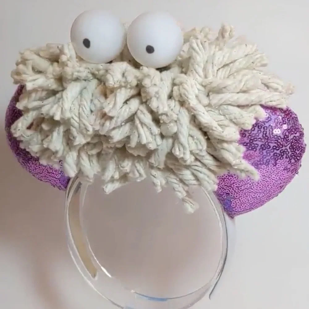 MONSTER BOO GIRLS HEADBAND PURPLE SIZE: OS